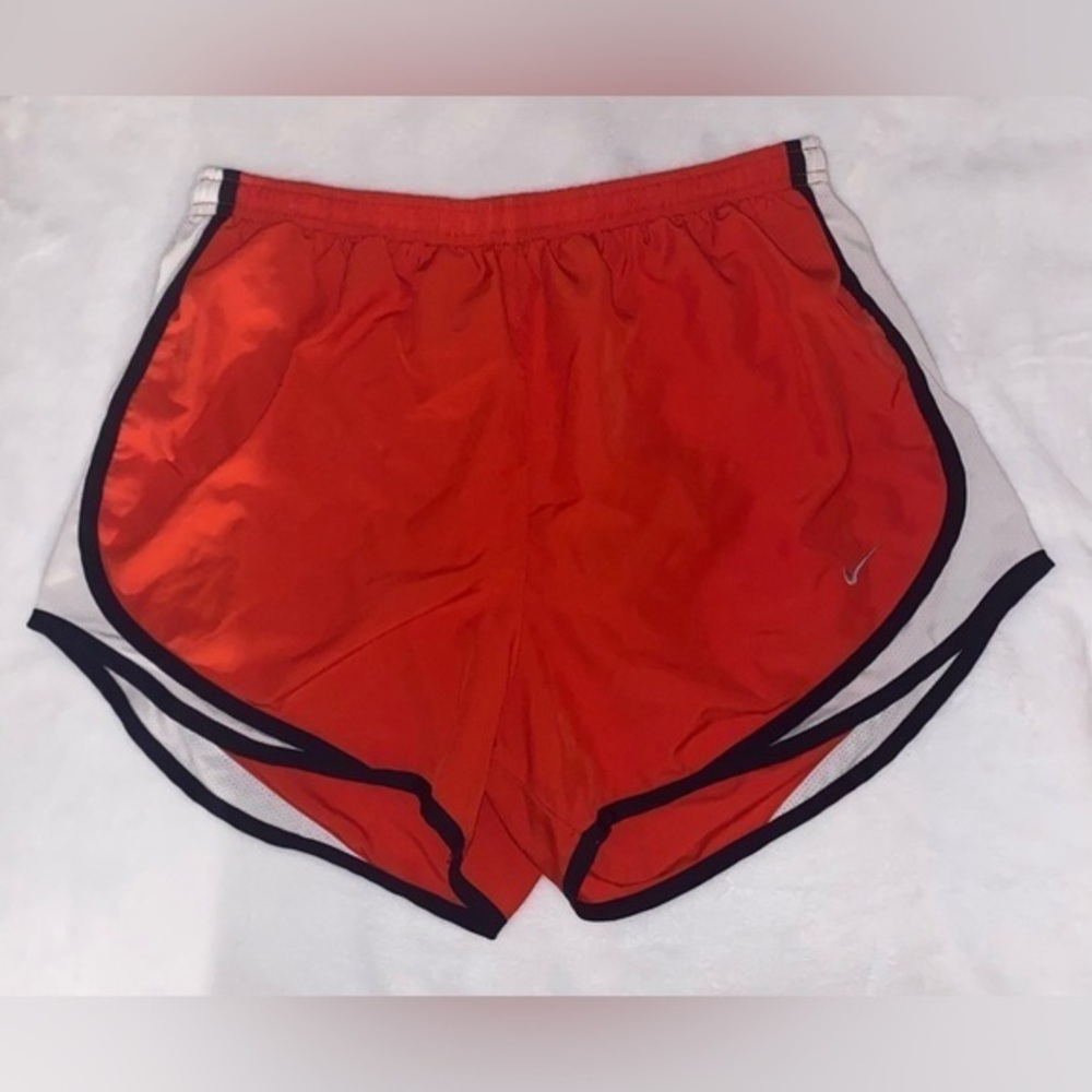 Nike Orange Tempo Dri Fit Running Shorts